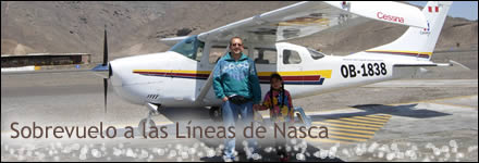 Sobrevuelo a las lineas de Nasca